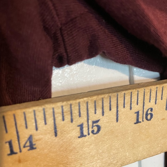 Boden Women’s Size 10 Long Sleeves Tee Maroon Green 444 - Picture 4 of 6